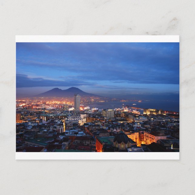 Postal Nápoles Italia (Anverso)