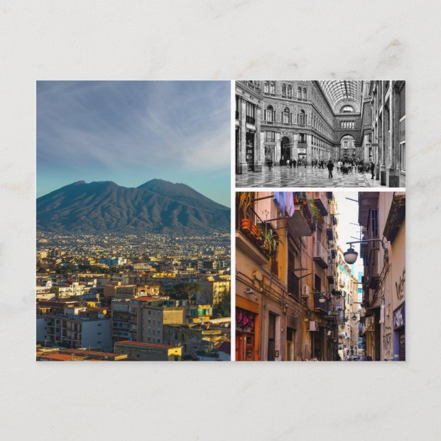 Postal Nápoles Italia Postcard (Anverso)