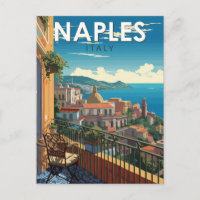 Nápoles Italia Viaje Arte Vintage