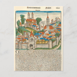 Postal Nápoles Manuscrito Medieval de Italia