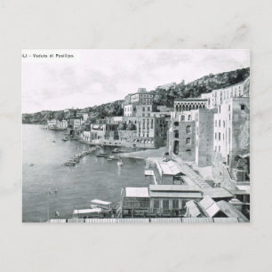 Postal Nápoles, Veduta di Posillipo 1908