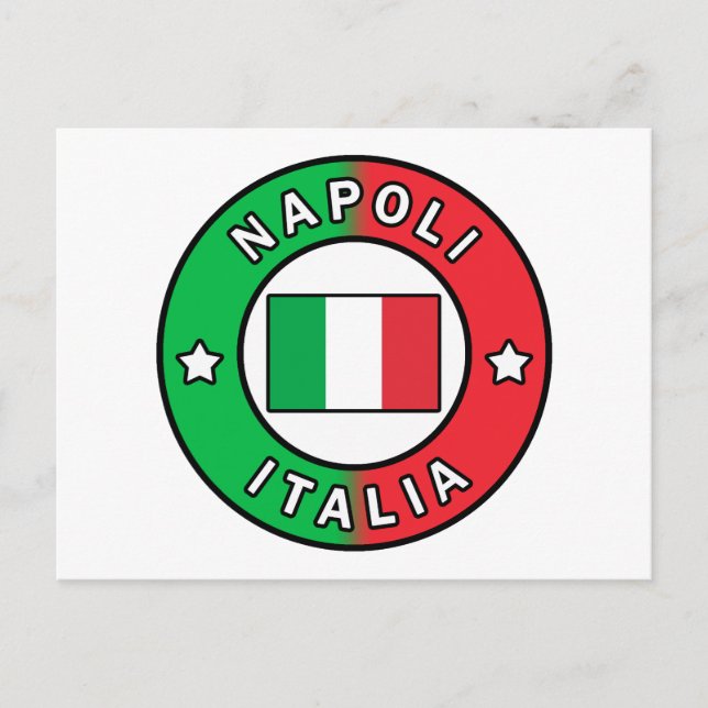 Postal Napoli Italia (Anverso)