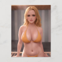 Naranja Bikini AI Fantasy Woman