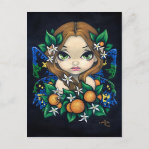 Postal "Naranja Blossom Fairy"
