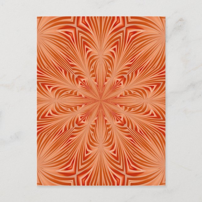Postal Naranja Burst (Anverso)