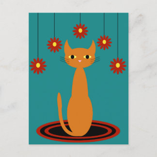 Postal Naranja Cat