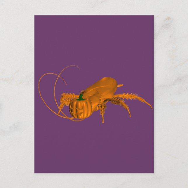 Postal Naranja Cockroach (Anverso)
