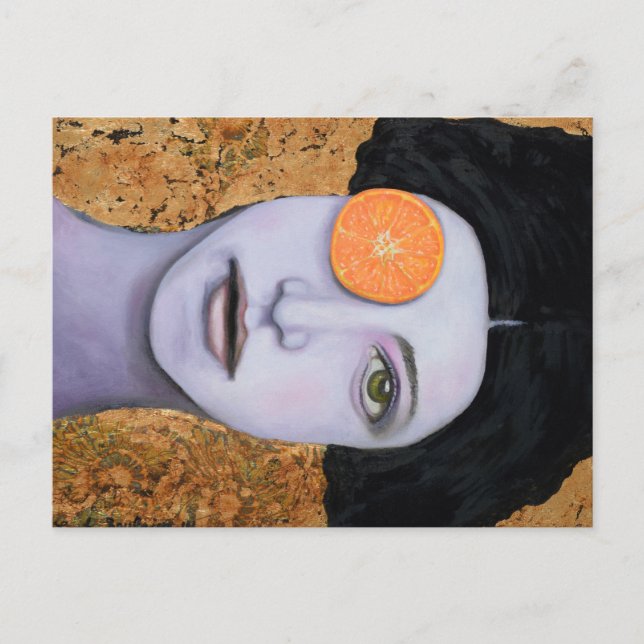 Postal Naranja Crush (Anverso)