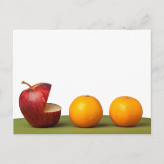 Postal Naranja de Apple eat