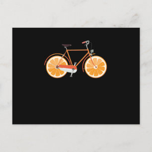 Postal Naranja de bicicleta Ruedas Bicicleta Ciclismo Gi