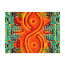 Naranja de diseño extremo barrido de viento Futuri