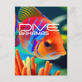 Postal Naranja de Dive Bahamas - Planificador