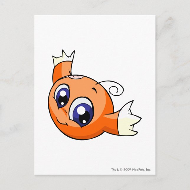 Postal Naranja de Kiko (Anverso)