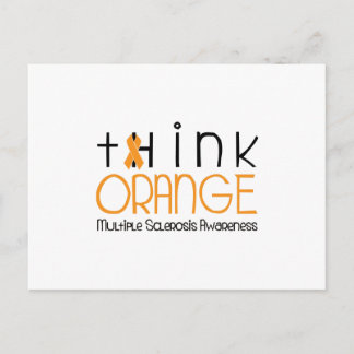 Postal Naranja de reflexión - Conciencia sobre la esclero