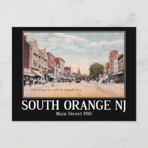 Postal Naranja del Sur, Nueva Jersey, Vintage