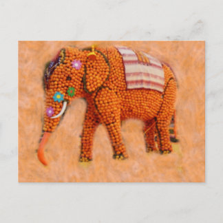 Postal Naranja Elephant