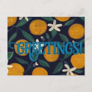 Postal Naranja estás contento