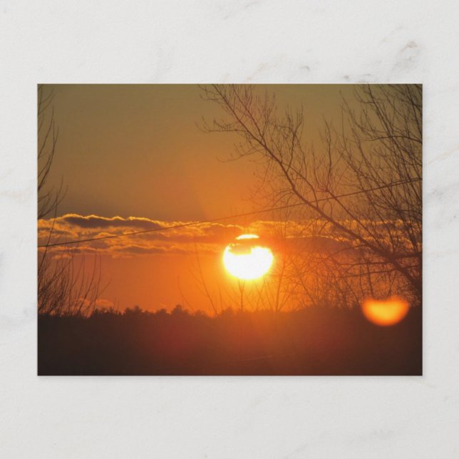 Postal Naranja Glow (Anverso)