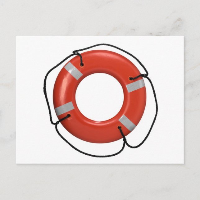 POSTAL NARANJA LIFE SAVER (Anverso)