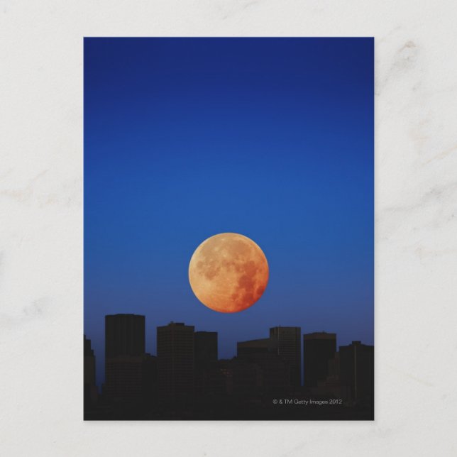 Postal Naranja Moon (Anverso)