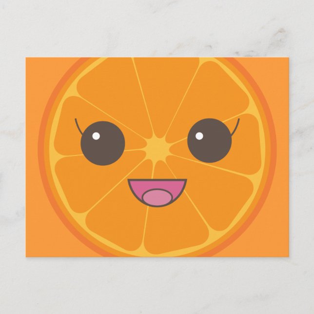 Postal Naranja no banana (Anverso)