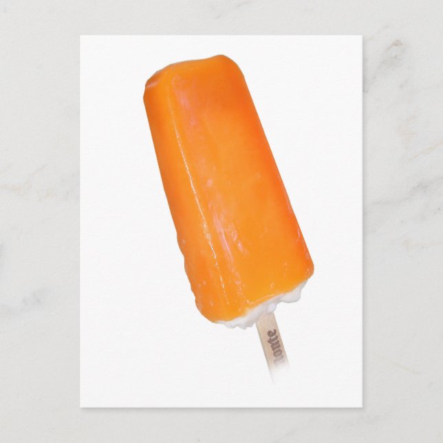 Postal Naranja Popsicle (Anverso)