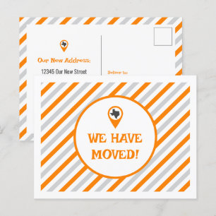 Postal Naranja Que Hemos Movido A Tiras En Movimiento