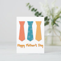 Naranja Rojo Azul tira tíos Feliz Día del Padre