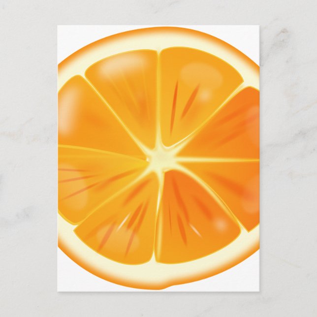 Postal Naranja Slice (Anverso)