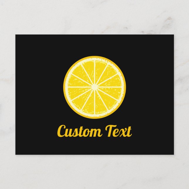 Postal Naranja Slice (Anverso)