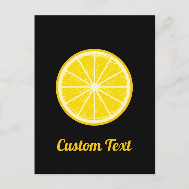 Postal Naranja Slice (Anverso)