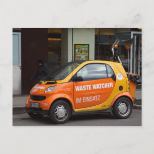 Postal Naranja Smart Car
