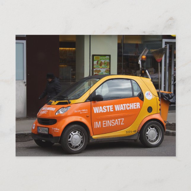 Postal Naranja Smart Car (Anverso)