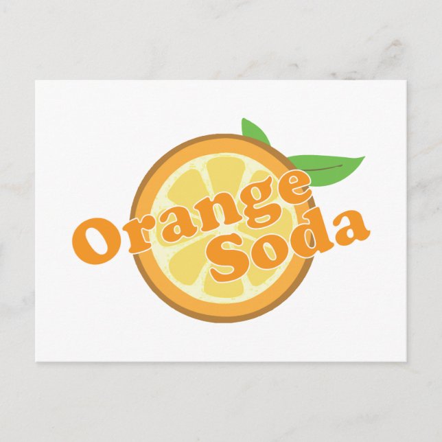 Postal Naranja Soda (Anverso)
