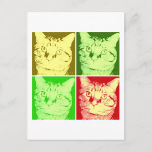 Postal Naranja Tabby Cat