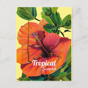 Postal naranja Tropical