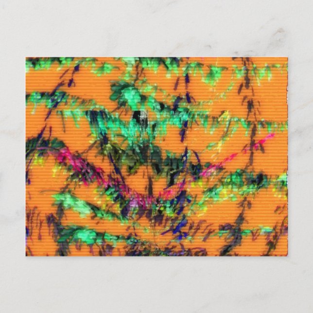 Postal Naranja You Glad (Anverso)