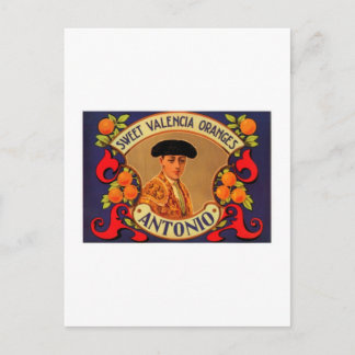 Postal Naranjas de Antonio Sweet Valencia