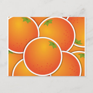 Postal Naranjas graciosos
