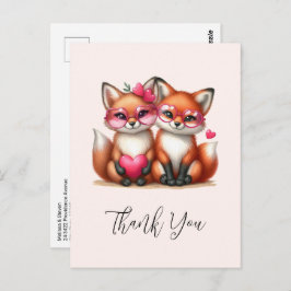 Postal Naranjas locos adorables gracias