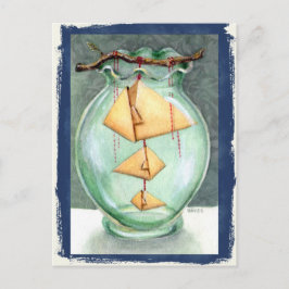 Postal Naranjas Origami