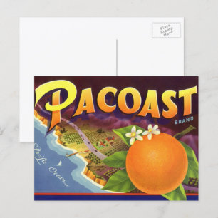 Postal Naranjas Pacoast