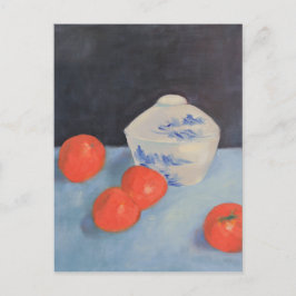 Postal Naranjas y simbolos