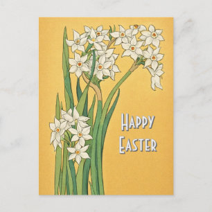 Postal Narciso Art Nouveau - Pascua