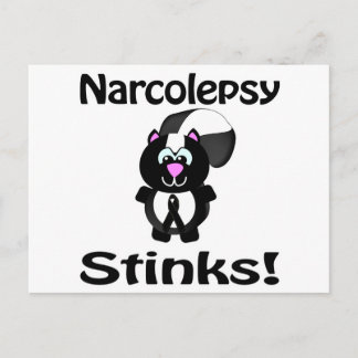 Postal Narcolepsy Stinks Skunk Awardian Design