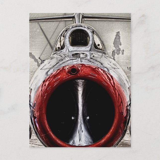 Postal Nariz del avión (Anverso)