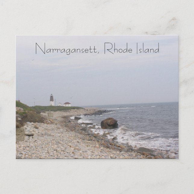 Postal Narragansett, Isla Rhode (Anverso)