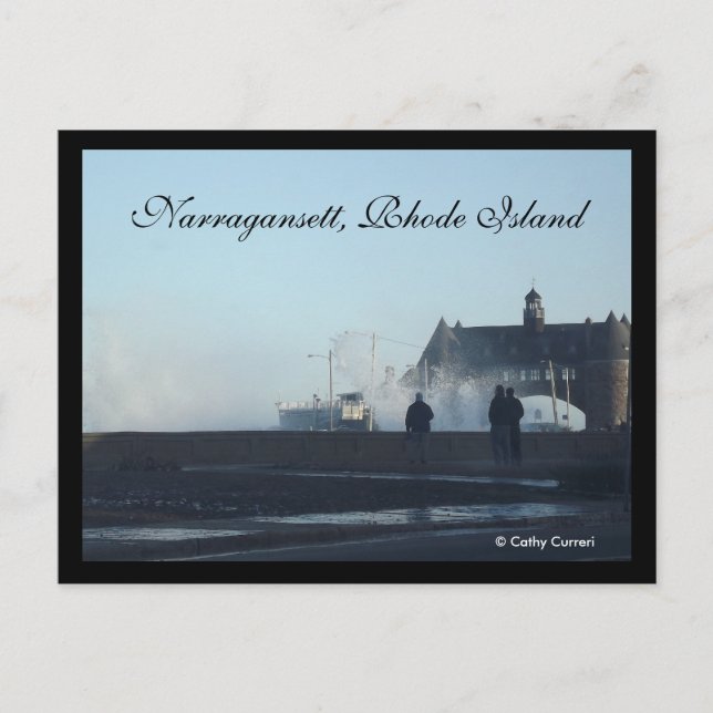 Postal Narragansett, Isla Rhode (Anverso)