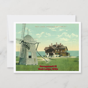 Postal Narragansett RI View 1910