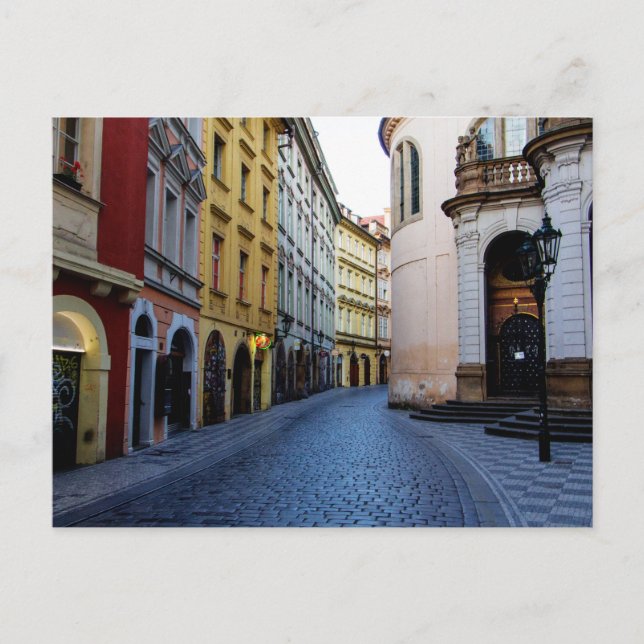 Postal Narrow Street, Prague, Czech Republic (Anverso)